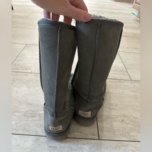 Grey tall uggs size W9